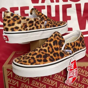 Vans Classic Slip-On(Leopard) Black/TruewhiteVNOA5A08316WMNS sneakers