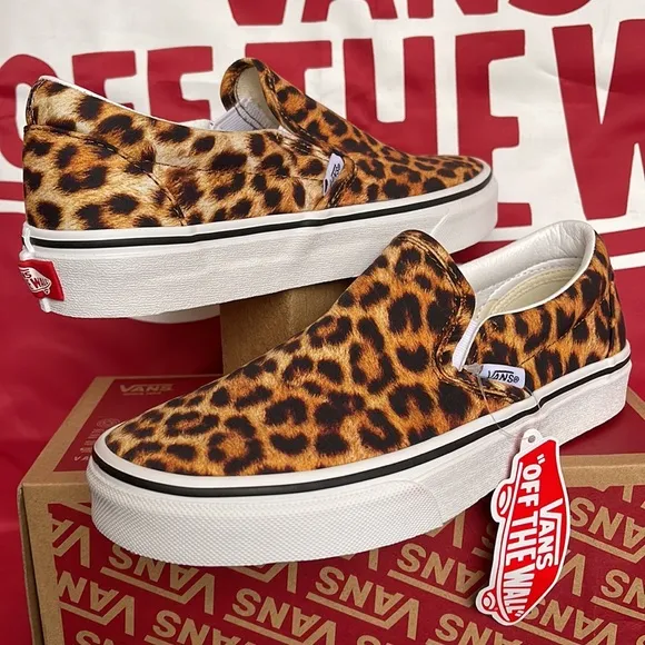 Vans Classic Slip-On(Leopard) Black/TruewhiteVNOA5A08316WMNS sneakers