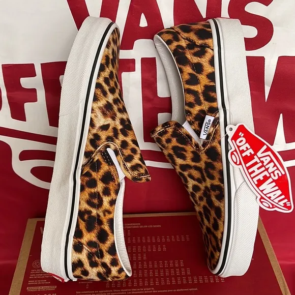 Vans Classic Slip-On(Leopard) Black/TruewhiteVNOA5A08316WMNS sneakers