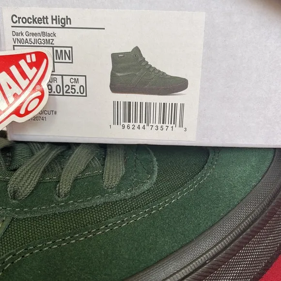 Vans Crockett HighDark Green/BlackVNOA5JIG3MZWMNS sneakers