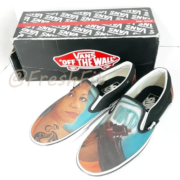 🆕Vans Custom Culture Tattoo Ink'd Classic Slip Ons Limited Edition Shoes