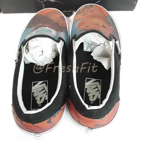 🆕Vans Custom Culture Tattoo Ink'd Classic Slip Ons Limited Edition Shoes