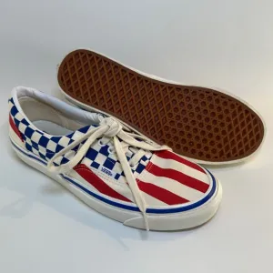 VANS‎ Era 95 Dx American Flag USA Check &amp; Stripes Men’s 10.5 Women’s 12