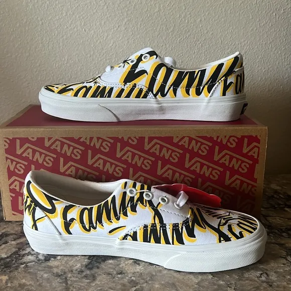 Vans Family Era Limited Edition Low Top Shoes Mens Size 5.5 Women 7