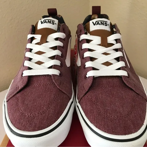 Vans Filmore Men’s Shoes Port Maroon Floral Print Inside