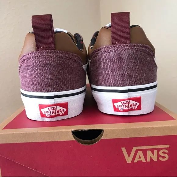 Vans Filmore Men’s Shoes Port Maroon Floral Print Inside