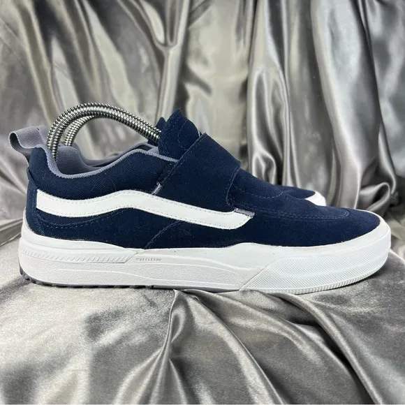 Vans Kyle Walker Pro 2 Hook &amp; Loop Navy Blue Popcush Men’s size 7.5 US W 5.5 EUC