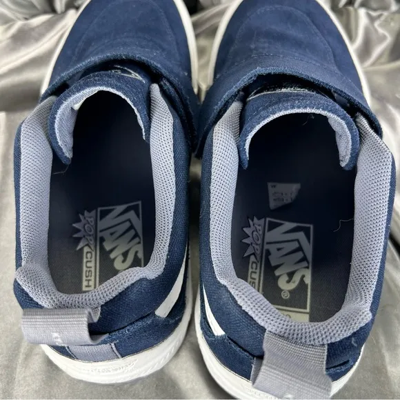 Vans Kyle Walker Pro 2 Hook &amp; Loop Navy Blue Popcush Men’s size 7.5 US W 5.5 EUC