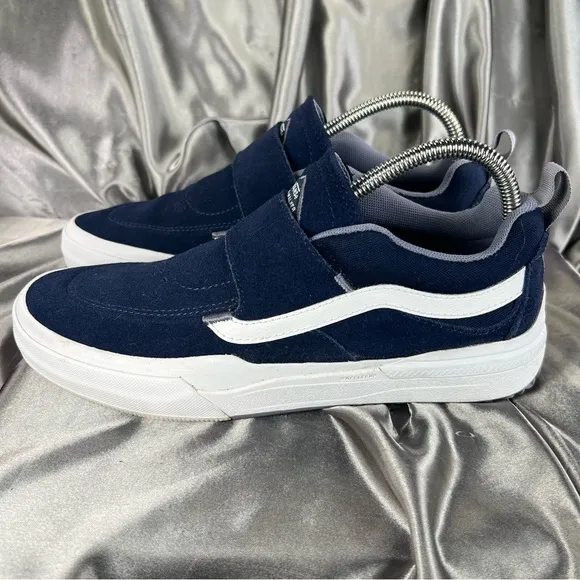 Vans Kyle Walker Pro 2 Hook &amp; Loop Navy Blue Popcush Men’s size 7.5 US W 5.5 EUC