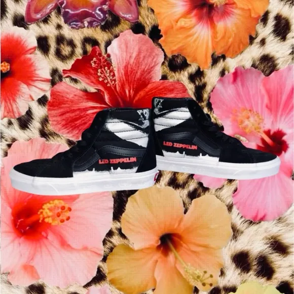 Vans Led Zeppelin sk8 hi shoes