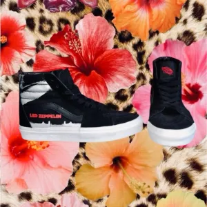 Vans Led Zeppelin sk8 hi shoes