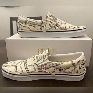 Vans Limited Edition Harry Potter Classic Slip-On Shoes Marauder’s Map
