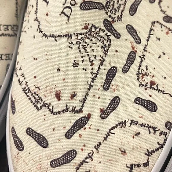Vans Limited Edition Harry Potter Classic Slip-On Shoes Marauder’s Map