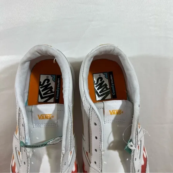VANS Lowland Comfycush Flames Unisex Shoe Size 9 Men’s or 10.5 Women’s #257