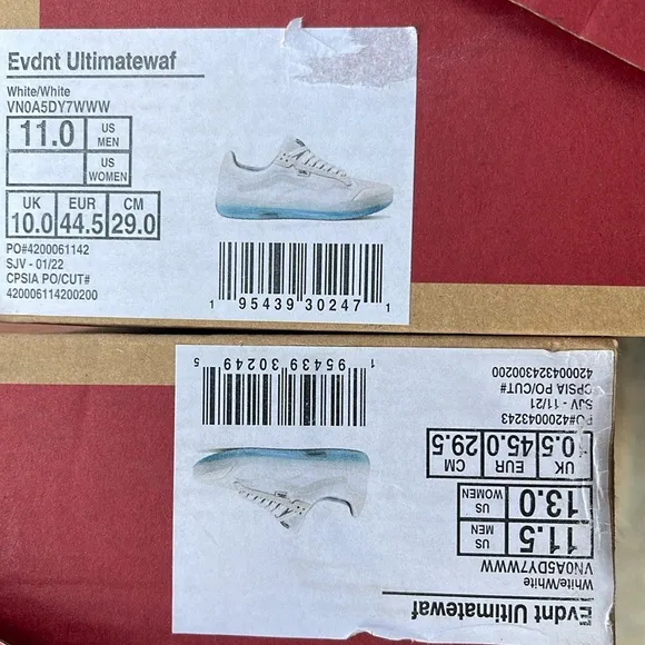 Vans Men’s Evdnt UltimatewafWhite/WhiteVN0A5DY7WWWSneakers