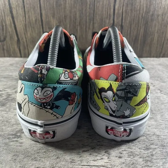 Vans Nightmare Before Christmas Shoes Disney Halloweentown Men’s Size 10