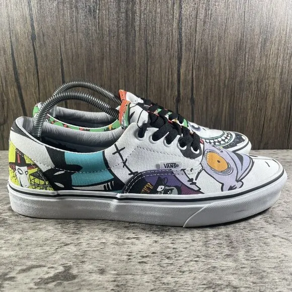 Vans Nightmare Before Christmas Shoes Disney Halloweentown Men’s Size 10