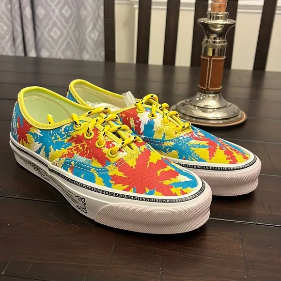 Vans Og Authentic Lx Aries Weed Muted shoes sneakers new Mens 9.5 = Women’s 11