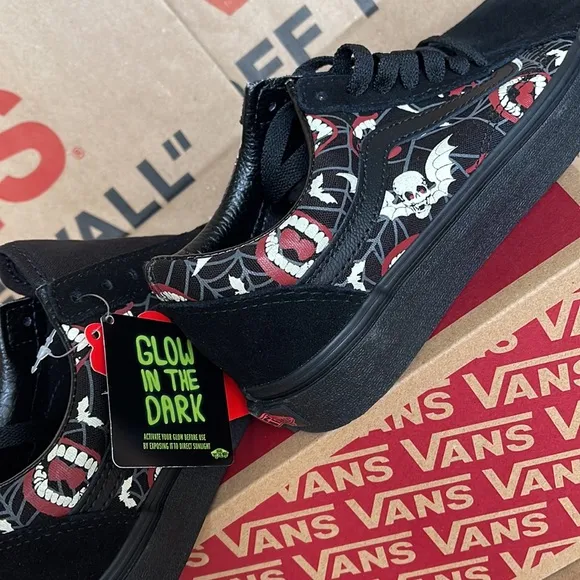 Vans Old Glow Frights Black/Black Men’s