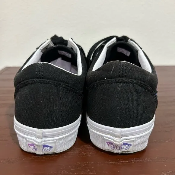 Vans Old Skool Cultivate Care Black Embroidered Skate Shoes Size 9.5