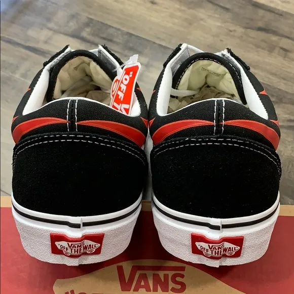 VANS OLD SKOOL FLAME black/black true white wmns