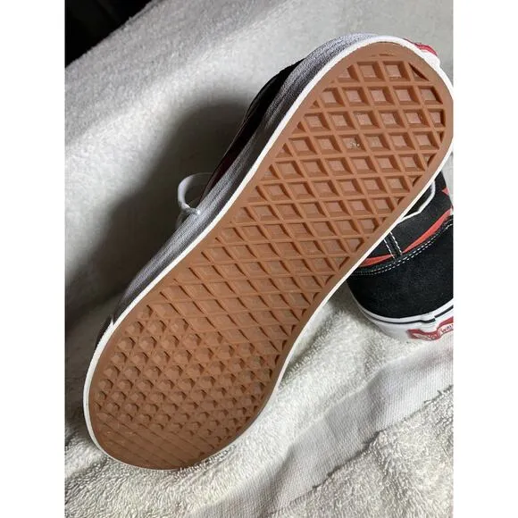 Vans Old Skool Flame Sneakers Mens 10 Black Red Yellow