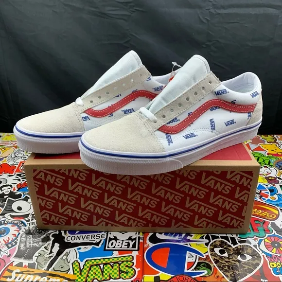 Vans Old Skool Logo Sued Women’s Various Sizes