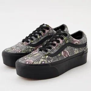 Vans ✨ Old Skool Stackform Sneaker Shoes Platform • Floral Tapestry • 9.5 Women
