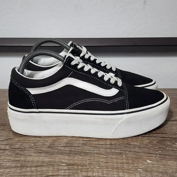 Vans Old Skool Stackform Women’s Shoes Size 8.5 Black