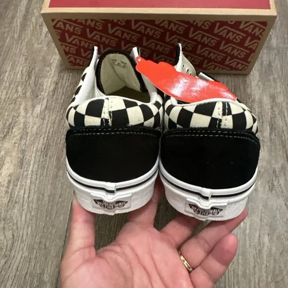 Vans OLD SKOOL Unisex Checkerboard VN0A38GIP0S Low Top Skateboard Shoes Sz 8.5