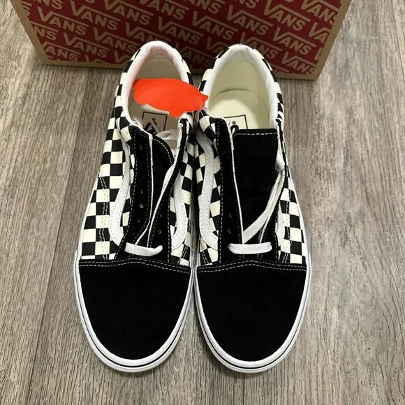 Vans OLD SKOOL Unisex Checkerboard VN0A38GIP0S Low Top Skateboard Shoes Sz 8.5