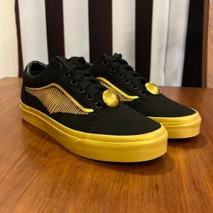 Vans Old Skool X Harry Potter Golden Snitch shoes sneakers new Mens 6 Womens 7.5
