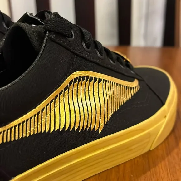 Vans Old Skool X Harry Potter Golden Snitch shoes sneakers new Mens 6 Womens 7.5