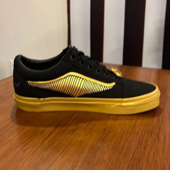 Vans Old Skool X Harry Potter Golden Snitch shoes sneakers new Mens 6 Womens 7.5