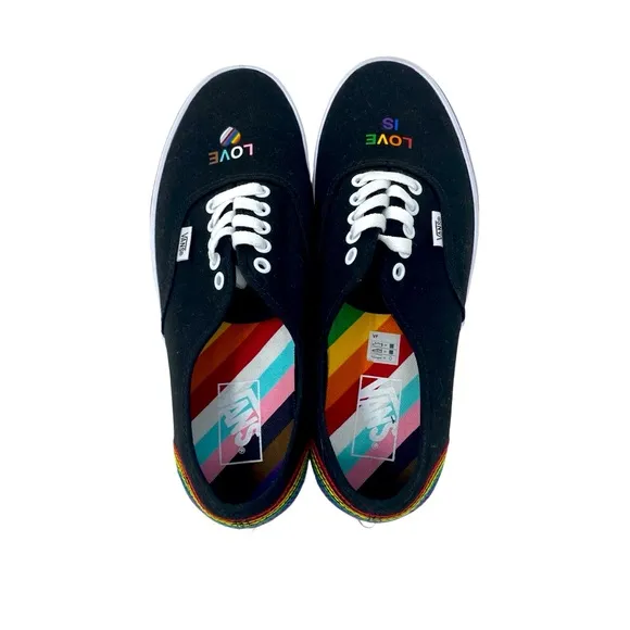 Vans Pride Collection Love‎ is Love Shoes Men’s Size 9.5 NWOB