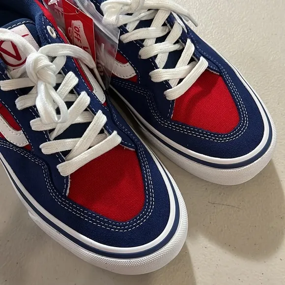 VANS | Rowan Pro Skate Shoes - Navy / Red