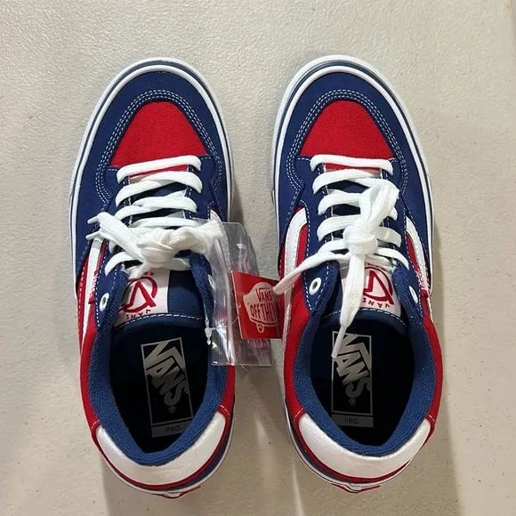 VANS | Rowan Pro Skate Shoes - Navy / Red