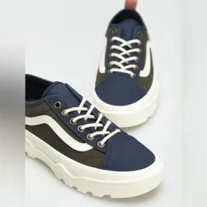 VANS Sentry Old Skool Canvas Green Blue Canvas Shoes.