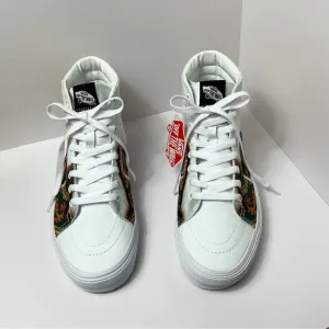 VANS Sk8-Hi Bolt ‘Big Reveal’ - White Paisley - Men’s US 8.5/Wmn US 10