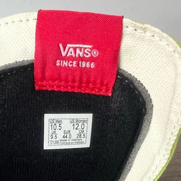 Vans Sk8-HI DX SpongeBob SquarePants Imaginaaation Unisex Shoe Size 10.5 of 12