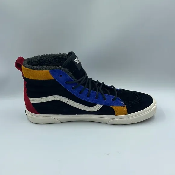 Vans Sk8-Hi Mte Dx Scotchgard Shoes Black /Multi Color Men’s Sz 13