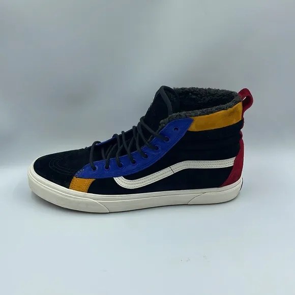 Vans Sk8-Hi Mte Dx Scotchgard Shoes Black /Multi Color Men’s Sz 13