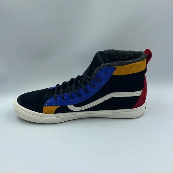 Vans Sk8-Hi Mte Dx Scotchgard Shoes Black /Multi Color Men’s Sz 13