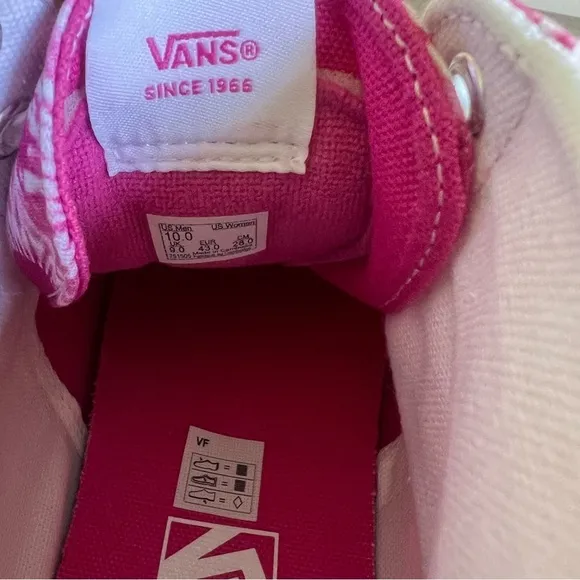 Vans SK8-Hi Tapered Pink Hearts Unisex Shoe Size 10 or 12 SKU#241113
