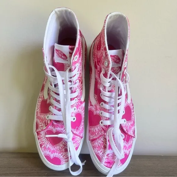 Vans SK8-Hi Tapered Pink Hearts Unisex Shoe Size 10 or 12 SKU#241113