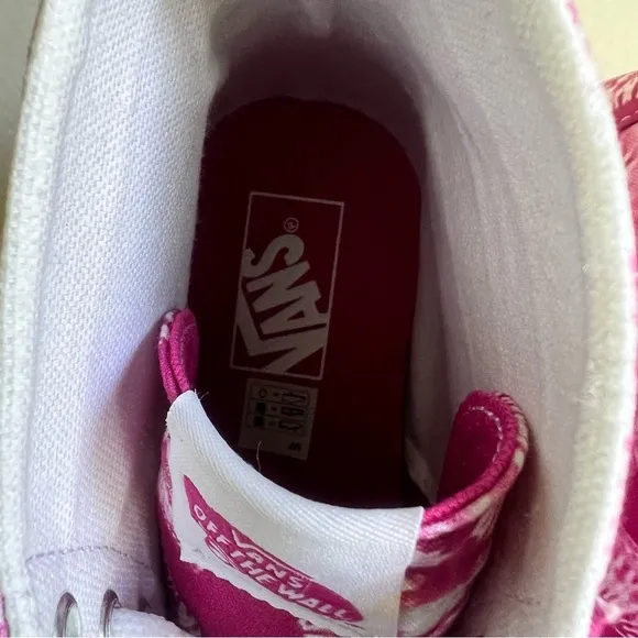 Vans SK8-Hi Tapered Pink Hearts Unisex Shoe Size 10 or 12 SKU#241113