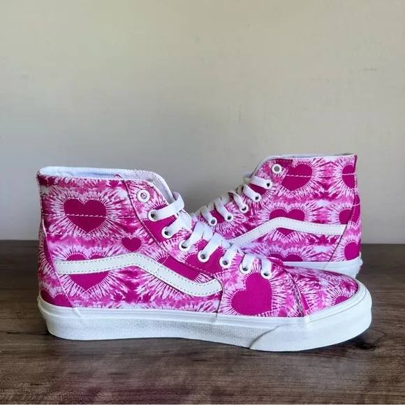 Vans SK8-Hi Tapered Pink Hearts Unisex Shoe Size 10 or 12 SKU#241113