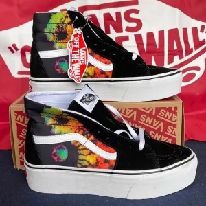 Vans Sk8-Hi TaperedParadoxical Black/MultiVNOA5JMKBMLWMNS Platforms - sneaker