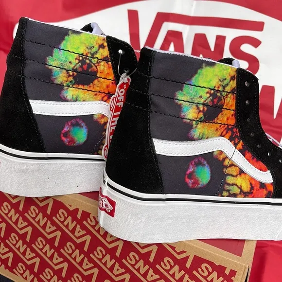 Vans Sk8-Hi TaperedParadoxical Black/MultiVNOA5JMKBMLWMNS Platforms - sneaker