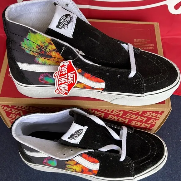 Vans Sk8-Hi TaperedParadoxical Black/MultiVNOA5JMKBMLWMNS Platforms - sneaker